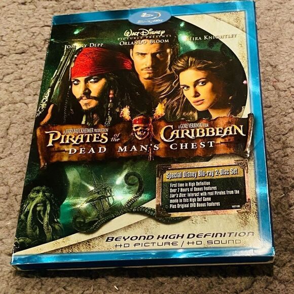 Pirates Of The Caribbean Dead Man’s Chest Blu-Ray With Bonus DVD High Definition - Picture 2 of 5